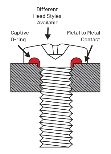 Sealing screw diagram